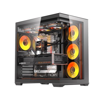 Компьютерный корпус DarkFlash C280, Black, 7xFan ARGB, E-ATX в Metoo.kz - Metoo (1)