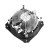 Кулер для процессора ID-Cooling DK-03, S1700/1200/115x/AMD, 100W,12cm fan, 1600rpm, 58.4CFM, 3pin в Metoo.kz - Metoo (2)
