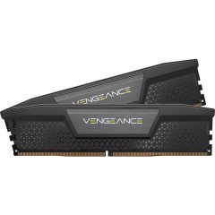 Corsair DDR5, 7200MT/<wbr>s 32GB 2x16GB DIMM, Unbuffered, 34-44-44-96, OC PMIC, XMP 3.0, VENGEANCE DDR5 Black Heatspreader, Black PCB, 1.45V, for Intel 700 Series, EAN:0840006600411