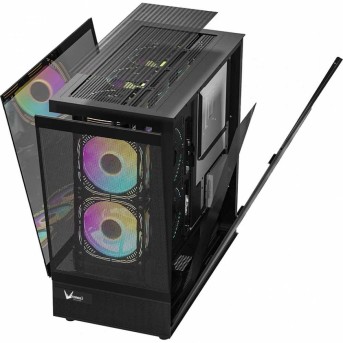 Компьютерный корпус Formula V Crystal Z8 FLOE Black без Б/П в Metoo.kz - Metoo (5)
