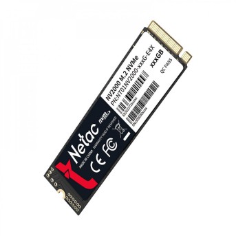 Твердотельный накопитель SSD 1TGb, M.2 2280, Netac NV2000, NVMe, PCIe 3x4, 2500R/2100W в Metoo.kz - Metoo (1)