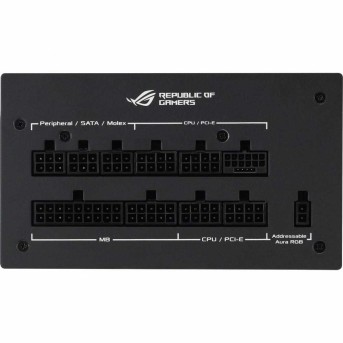 Блок питания ROG STRIX 1200W Gold Aura Edition, 80 PLUS Gold, ARGB, FULL MODULAR, BOX в Metoo.kz - Metoo (5)