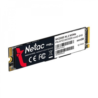 Твердотельный накопитель SSD 1TGb, M.2 2280, Netac NV2000, NVMe, PCIe 3x4, 2500R/2100W в Metoo.kz - Metoo (3)
