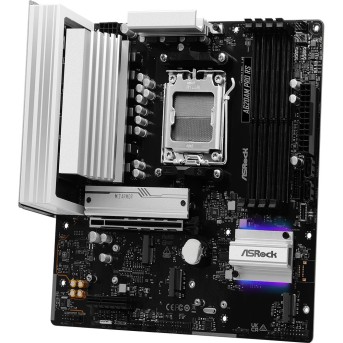 Материнская плата ASRock A620AM PRO RS AM5 4xDDR5 2xSATA3 RAID 3xM.2 Type-C HDMI DP mATX в Metoo.kz - Metoo (3)