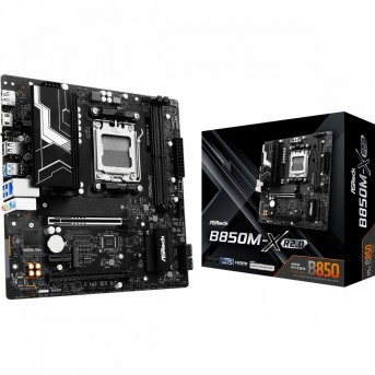 Материнская плата ASRock B850M-X R2.0 AM5 2xDDR5 4xSATA 2xM.2 Type-C HDMI DP mATX в Metoo.kz - Metoo (5)