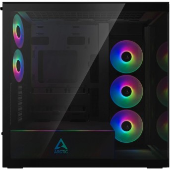 Компьютерный корпус Arctic Xtender Black(Mirror Glass), 5 ARGB FAN, USB-C, 2xUSB-A, E-ATX в Metoo.kz - Metoo (3)