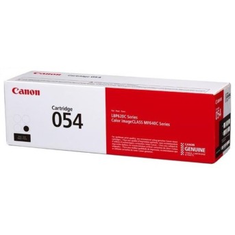 Тонер-картридж 054 BK для Canon LBP62x/MF64x, 1,5К, черный, (О), 3024C002 в Metoo.kz - Metoo (1)