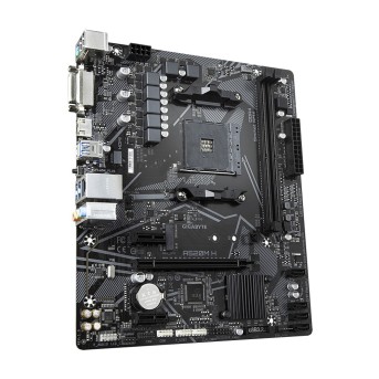 Материнская плата GIGABYTE A520M H ARGB, AM4, 2xDDR4, PCIe3.0, HDMI+DP, 4xSATA, 1xM.2, GLAN, mATX в Metoo.kz - Metoo (2)