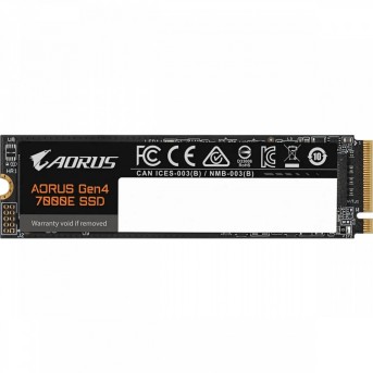 Твердотельный накопитель SSD 4Tb PCIe 4.0 GIGABYTE AG470E4TB AORUS Gen4 7000E 4TB, NVMe, M2 2280 в Metoo.kz - Metoo (1)
