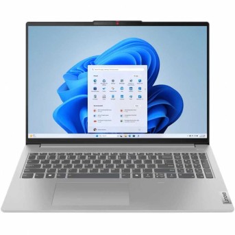 Ноутбук Lenovo 83DC008SRK IdeaPad Slim 5 16IMH9 16" WUXGA (1920x1200) IPS/Intel Core Ultra 7 155H up to 4,8Ghz (16Cores)/Intel AI Boost/16GB/512GB/Integrated Intel Arc/Wi-Fi 6E/BT5.2/IR & 1080p+ToF Sensor/BKLT/NoOS/1Y/Cloud Grey в Metoo.kz - Metoo (1)