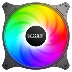 Кулер для корпуса PCcooler FX-120-3 RGB(fix), 12cm, 1200rpm, 3pin..
