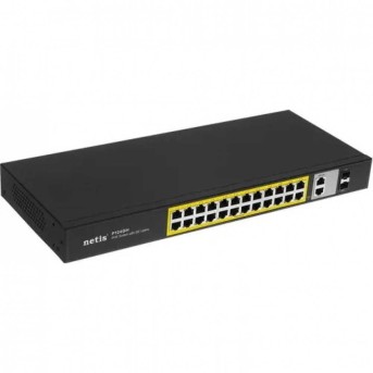 Коммутатор Netis P124GH, 24x10/100 LAN PoE, 2xGigabit Uplink, 2xSFP, 320W PoE в Metoo.kz - Metoo (2)