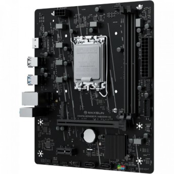 Материнская плата MaxSun Challenger H610M-H V1, LGA1700, 2xDDR4, PCIe4.0, 1xM.2, 1xHDMI, mATX в Metoo.kz - Metoo (2)