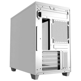 Компьютерный корпус FSP CST360W, Без БП, 2xUSB3.0/1xType-C, 2xFAN120, Tempered Glass, White, mATX в Metoo.kz - Metoo (3)