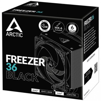 Кулер для процессора ARCTIC Freezer 36(Black), ACFRE00123A, for AM4/AM5/LGA1851/LGA1700 в Metoo.kz - Metoo (4)