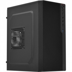 Компьютерный корпус APEX-T04, (400W), black, MATX..