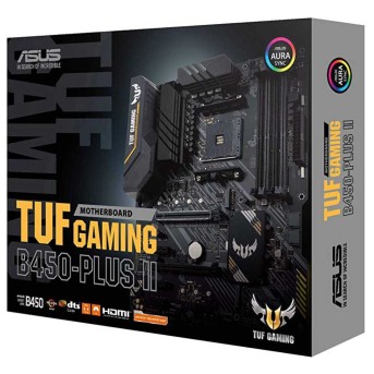 Материнская плата ASUS TUF GAMING B450-PLUS II AMD B450 AM4 4xDDR4 4xSATA3 1xM.2 RAID HDMI DP ATX - Metoo (3)