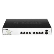 Настраиваемый коммутатор EasySmart с 8 портами 10/100/1000Base-T и 2 портами 1000Base-X SFP (порты 1