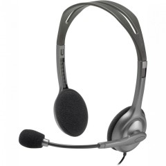 Гарнитура Logitech H111 Stereo, 3.5 Jack, Черный..