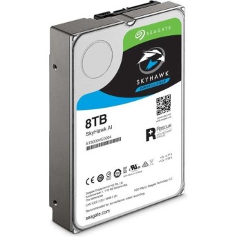 Жесткий диск HDD 8TB SATA 6GB/S Seagate SkyHawk AI ST8000VE001 3.5' 7200rpm 256MB в Metoo.kz - Metoo (1)