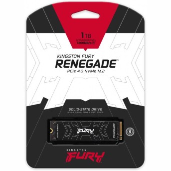 Твердотельный накопитель SSD 1000 Gb M.2 2280 Kingston Fury Renegade SFYRS/1000G NVMe PCIe 4.0 NVMe в Metoo.kz - Metoo (3)