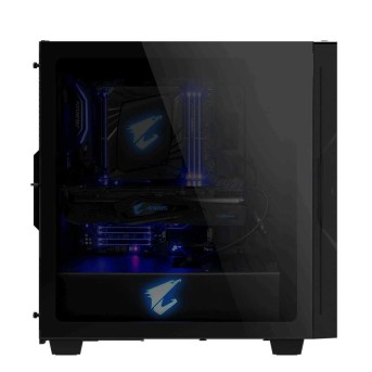 Компьютерный корпус GigaByte AORUS C300 GLASS, Без БП, HDMI, 2xUSB3.0/<wbr>Type-C, 2xFAN120, Black, ATX - Metoo (3)