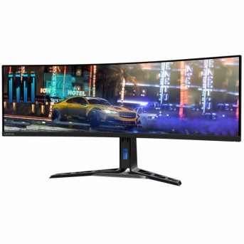 Монитор Lenovo 67B1GAC3EU R45w-30 44.5" VA/5120 x 1440/165Hz/AMD FreeSync Premium Pro and Adaptive Sync/1 ms/400/Curved/Lift, Swivel/2 x HDMI 2.1/DP 1.4/USB Type-C Gen2/3 x USB-A, 1 x USB-B/2 x 3W/Ethernet в Metoo.kz - Metoo (3)