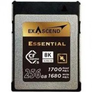 Карта памяти CFexpress Type B, 256Gb, Exascend Essential, 8K UltraHD, PCIe3.0, R1800/W1700