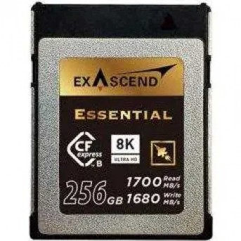 Карта памяти CFexpress Type B, 256Gb, Exascend Essential, 8K UltraHD, PCIe3.0, R1800/<wbr>W1700 - Metoo (1)