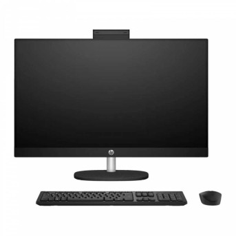 Моноблок HP 7Y028EA All-in-One 27-cr0009ci 27'' FHD (1920 x 1080) IPS/AMD Ryzen 5 7520U up to 4,3GHz Quad/8GB/512GB/Integrated AMDRadeon/Wi-Fi 6/BT5.3/HP TrueVision 720p/Wireless mouse+keyboard/Windows 11 Home/1Y/Black в Metoo.kz - Metoo (1)