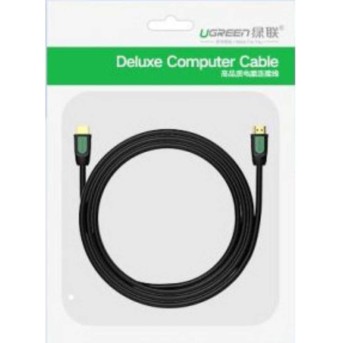 Кабель UGREEN HD101 HDMI Round Cable 10m (Yellow/Black) в Metoo.kz - Metoo (2)