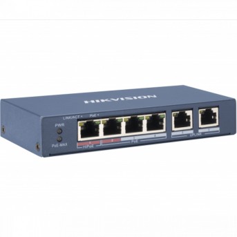 Коммутатор Hikvision DS-3E0106P-E/M в Metoo.kz - Metoo (1)