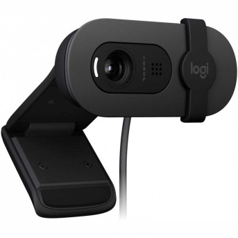 Камера Logitech Brio 100, 2Mpix(FullHD), Mic, USB2.0, 1.5 cable, Черный в Metoo.kz - Metoo (5)