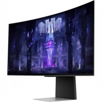 Монитор жидкокристаллический Samsung МониторжидкокристаллическийSamsungLS34BG 34'' 21:9 3440x1440(UWQHD) OLED, Curved, Нет, 175 Hz, 250 cd/m2, H178°/V178°, Speakers, Silver LS34BG850SIXCI в Metoo.kz - Metoo (16)