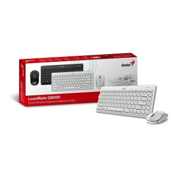 Комплект Клавиатура + Мышь Genius Luxemate Q8000 White - Metoo (3)