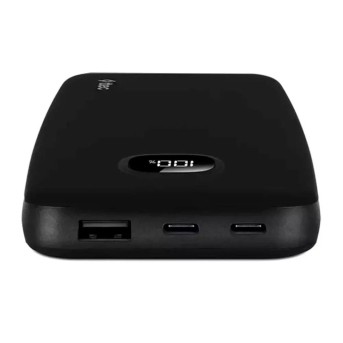 ttec ChargeUp Pro LCD 10.000mAh PD 20W Powerbank Black в Metoo.kz - Metoo (2)