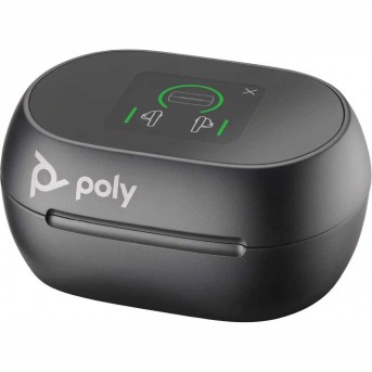 Наушники Poly VOYAGER FREE 60+ UC WITH TOUCHSCREEN CHARGE CASE, (COMPUTER, MOBILE & 3.5MM)/USB-C/WIRELESS EARBUDS/BLACK (7Y8H0AA) в Metoo.kz - Metoo (4)