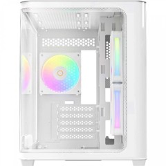 Корпус Ocypus Iota C50 WH Curve ARGB Digital mATX/ITX 2xUSB Type-C Белый Iota-C50-WHD300CD-GL..