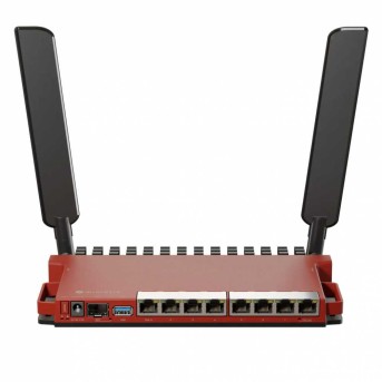 WiFi маршрутизатор MikroTik L009UiGS-2HaxD-IN, Wi-Fi 6, 574Mbps, 8xGLAN (1xPoE-out), 1×SFP, 1xUSB3.0 - Metoo (1)