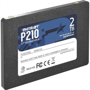 Твердотельный накопитель SSD 2 TB SATA, Patriot P210, P210S2TB25, SATA 6Gb/<wbr>s - Metoo (1)