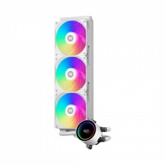 Водяное охлаждение для CPU PCCooler DA360 ARGB WH TDP 300W 115X/1200/1700/1851/20XX/AM4/AM5 Белый..