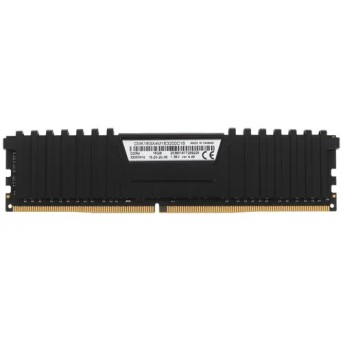 CORSAIR DDR4, 3200MHz 16GB 1x16GB Dimm, Unbuffered, Dual Rank, 16-20-20-38, XMP 2.0, Vengeance LPX black Heatspreader, Black PCB, 1.35V в Metoo.kz - Metoo (2)