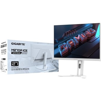 Монитор Gigabyte M27QA ICE, 27', SS IPS, 180Hz, 1ms, 2560x1440, 1000:1, 130%sRGB, 2xHDMI, DP, White в Metoo.kz - Metoo (5)