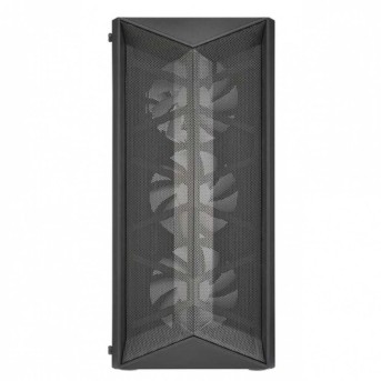Компьютерный корпус FSP CMT211A, Без БП, 1xUSB3.0/<wbr>2xUSB2.0, 4xFAN120, Tempered Glass, Black, ATX - Metoo (2)