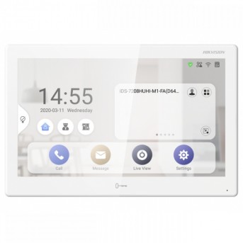 Монитор домофона Hikvision DS-KH9510-WTE1(B) (Black) в Metoo.kz - Metoo (1)