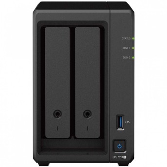 Сетевое оборудование Synology DS723+ Сетевой NAS-сервер, 2 отсека для HDD в Metoo.kz - Metoo (2)