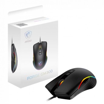 Мышь MSI FORGE GM300 USB2.0/RGB/7 кн./Вес 118г./Кабель 1.5м./Черный в Metoo.kz - Metoo (5)