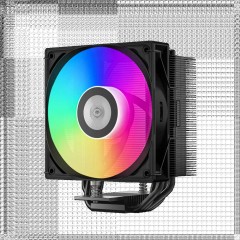 Кулер для процессора PCCooler RT400 ARGB BK, S1851/<wbr>1700/<wbr>1200/<wbr>AM4/<wbr>5, 500-2200rpm, 120cm, 235W, 4pin