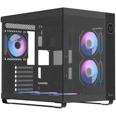 Корпус Ocypus Iota C70 BK ARGB ATX/<wbr>mATX/<wbr>mITX 2xUSB, Type-C, Черный, Iota-C70-BKD600XX-GL