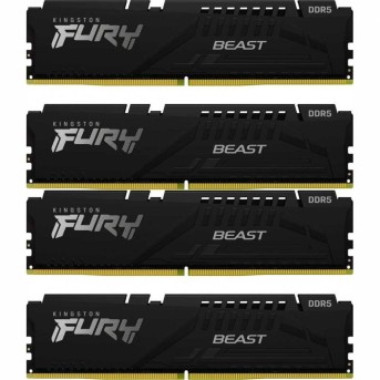 Модуль памяти Kingston Fury Beast KF556C40BBK4-128 DDR5 DIMM 128Gb (4x32) 5600 MHz CL40 (8473302008) в Metoo.kz - Metoo (1)